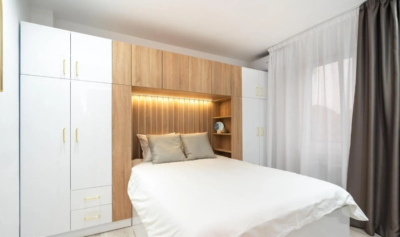 아파트 Prestige Apartament With View Magheru 부쿠레슈티 루마니아